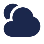 Cloud Sun SVG Icon